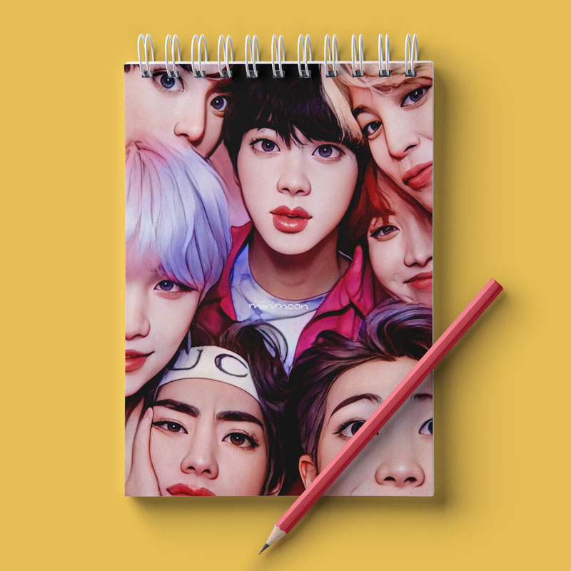 блокноты k-pop bts